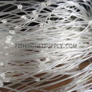 Rede de pesca monofilamento de nylon de nó único